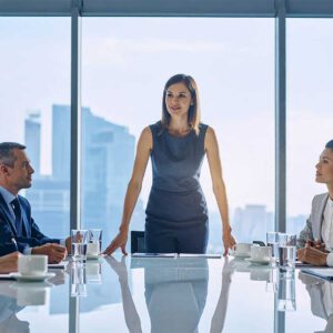 shop female leader